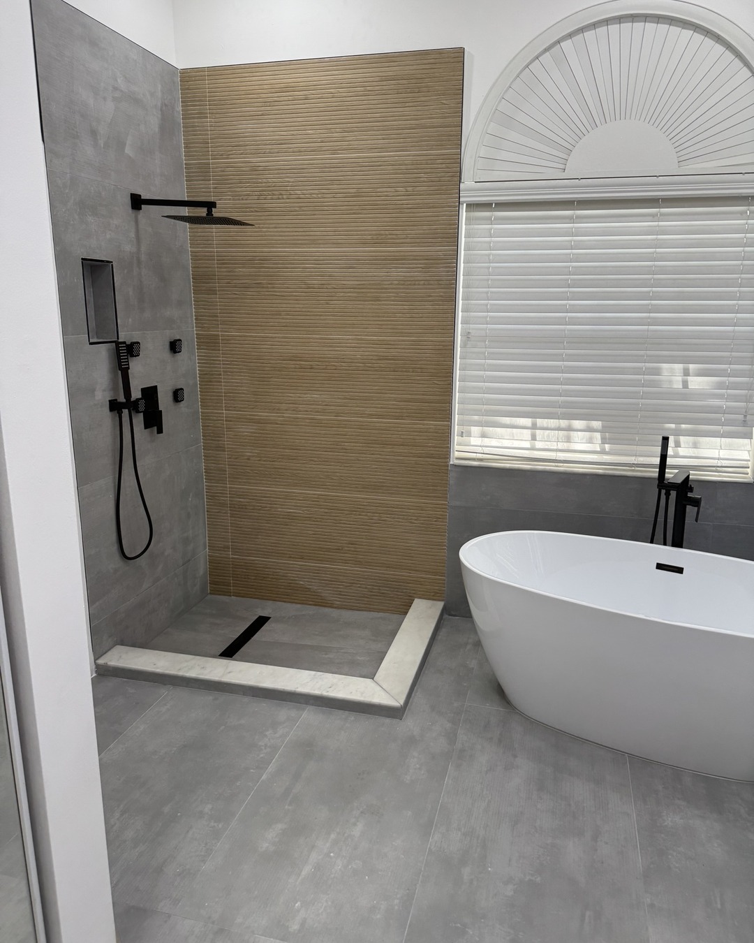 Modern bathroom remodel