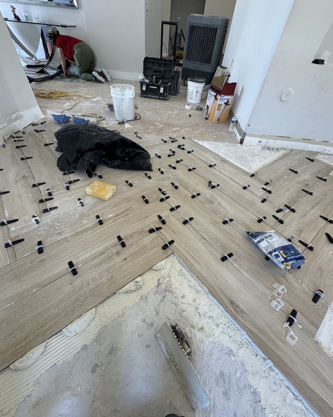 JH Custom Homes crew at work